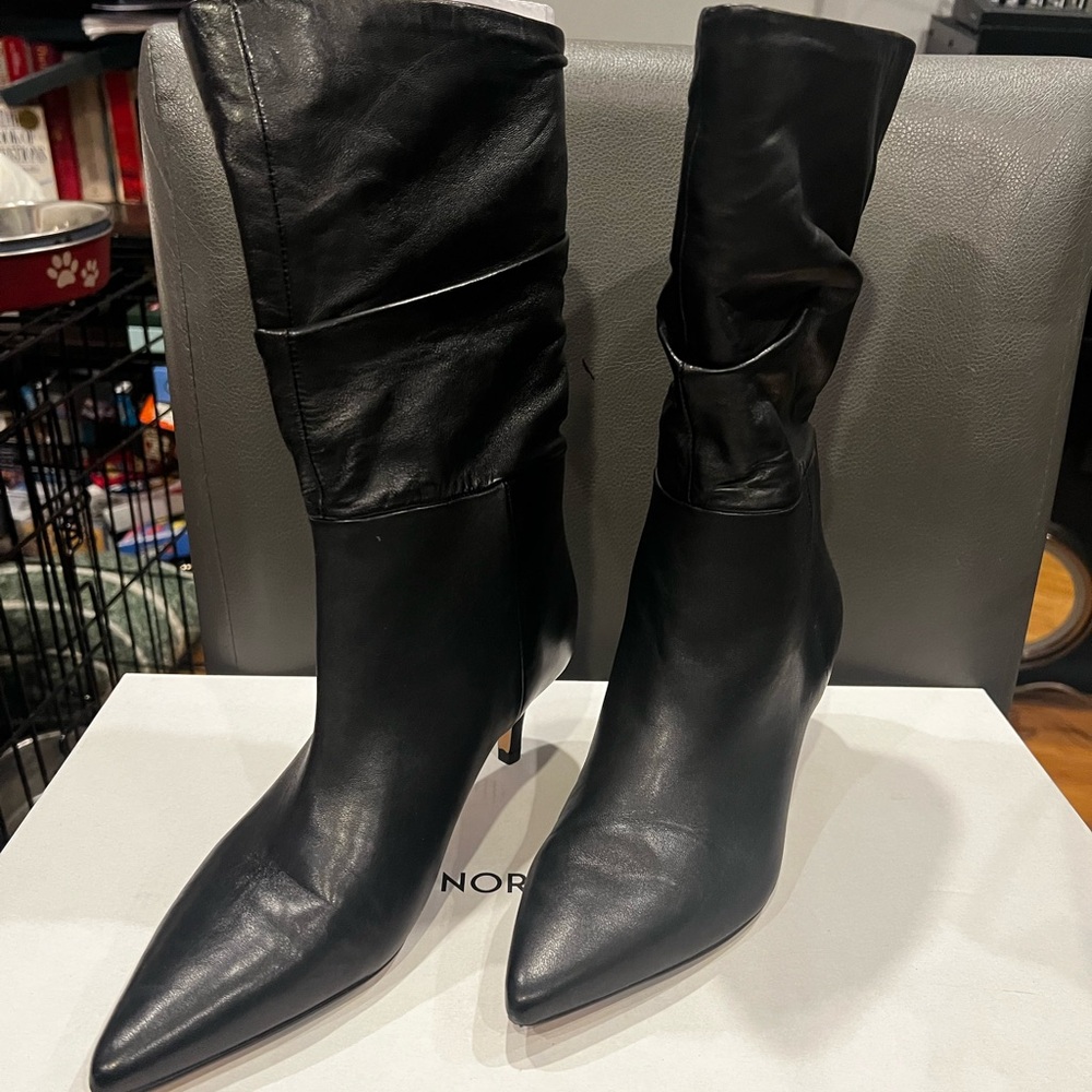 Leather Pointed Toe Boot - image 2